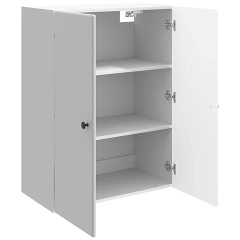 Mobiletto a muro Bianco Lucido 66 x 34,5 x 90 cm - Foto 2