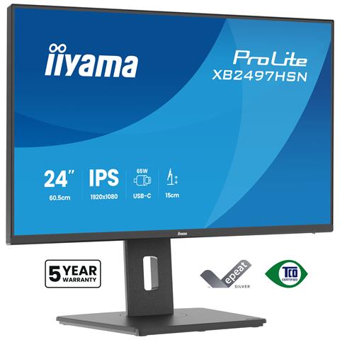 ProLite XB2497HSN-B1 Monitor PC 60,5 cm (23.8") 1920 x 1080 Pixel Full HD LED Nero - Foto 1