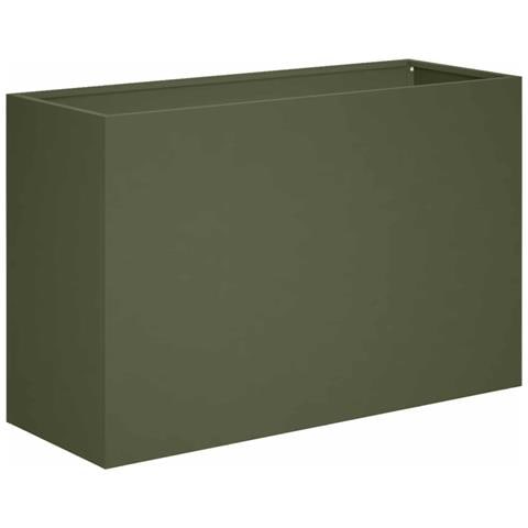Vaso da giardino Verde Oliva 80 x 30 x 50 cm - Foto 1