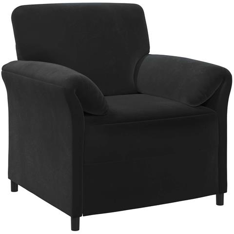 Set di divani 2 pz Nero Velluto - Foto 9