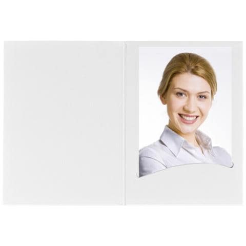 1x100 Daiber cartoncin. portafoto Profi-Line fino a 7x10cm bianco - Foto 1