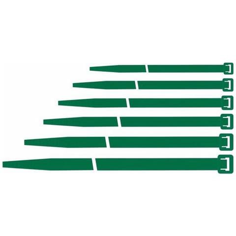 FASCETTE per Cablaggio Colore VERDE 390X4,6 Conf. 100 pz - Foto 1