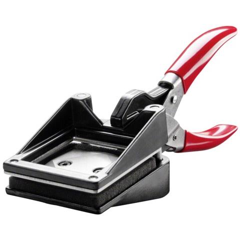 Taglierino per Foto Nera e Rossa Metallo 50 x 50 mm 17933 - Foto 2