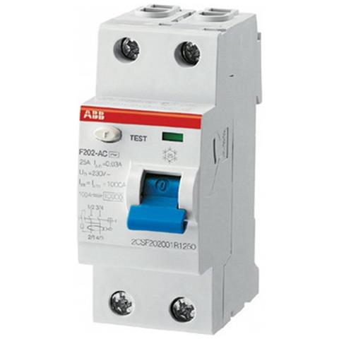 F202ac25/03 - F202 Ac 25a 300ma Interruttore Differenziale Puro 2p - Foto 2