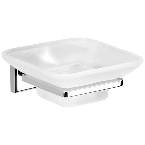 Portasapone Da Muro In Acciaio Inox Aisi 304 E Cromall 6911 Serie Colorado Cromato - Foto 2