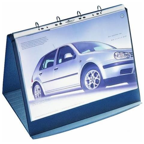 Durastar Table Flipchart A3 Raccoglitore Da Scrivania Anelli A3 Orizz. Grigio - Foto 1