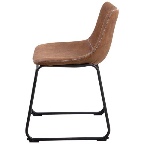 Set Di 2 Sedie In Tessuto Marrone Batavia - Foto 19