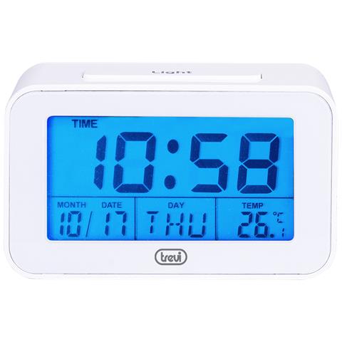 Orologio Digitale Con Sveglia E Termometro Sld 3p50 Bianco - Foto 2