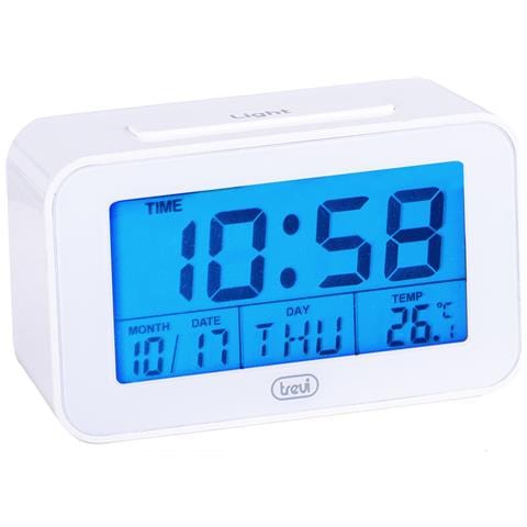 Orologio Digitale Con Sveglia E Termometro Sld 3p50 Bianco - Foto 3