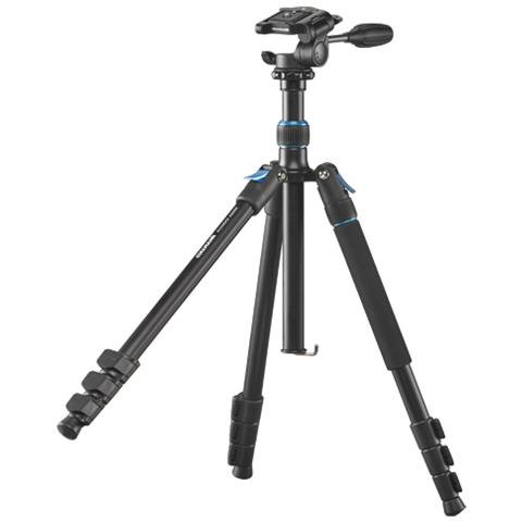 Rondo 460M RW20 - Treppiede tutto tondo con testa a 3 vie, capacità di carico 4 kg, dimensioni confezione: 43,5 cm, altezza estensione: 157,5 cm - Foto 2