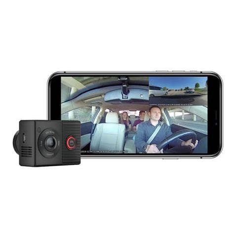 Dash Cam Tandem Telecamera Auto 360° Full HD Wi-Fi / GPS con Scheda MicroSD 16GB - Nero / Rosso - Foto 5