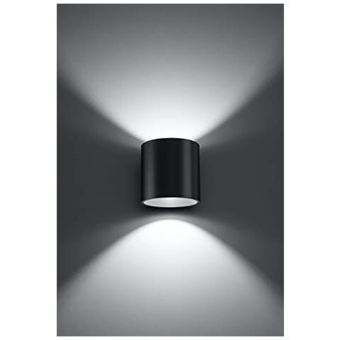 Lampada Da Parete, In Alluminio, 12 X 10 X 10 Cm, Colore: Antracite - Foto 2