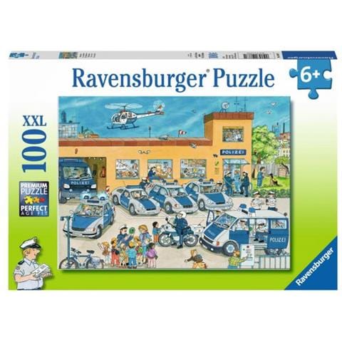 Kinderpuzzle - Polizeirevier - Kontur-puzzle - 100 Stck (e) - Berufe - Kinder - 6 Jahr (e) (10867)  - Foto 1