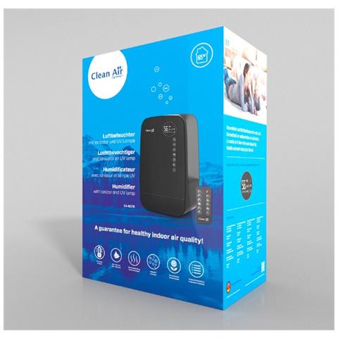 Umidificatore CA-607B 3 in 1 con Ionnizzatore Serbatoio 5.5 litri Colore Nero - Foto 5