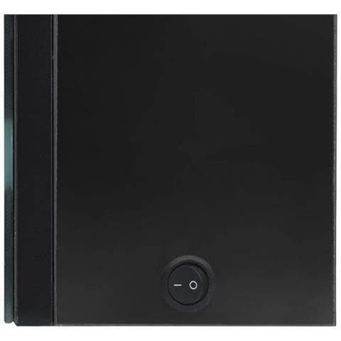 Armadietto Bagno con Specchio e LED Nero Lucido 89x14x62 cm - Foto 8