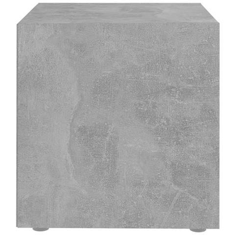 Mobili Porta TV 2pz Grigio Cemento 37x35x37cm Legno Multistrato - Foto 2