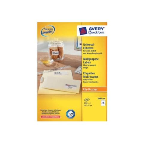 Etichetta Autoadesiva 105 x 37 mm Confezione 200 fogli - Foto 1