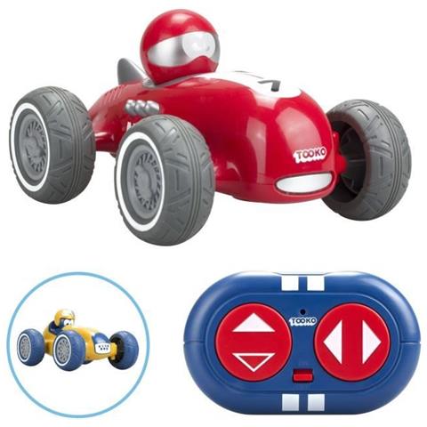 La Mia Prima Auto Da Corsa Telecomandata - Look Vintage - Dai 3 Anni - Colore Casuale: Rosso O Giallo - 13 Cm - Foto 1