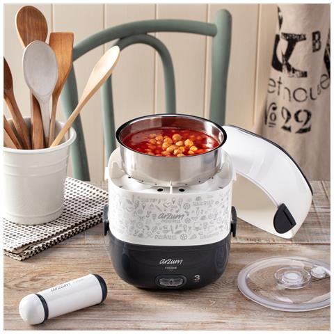 AR1073 Set per borsa portapranzo 1650 L Acciaio inox Bianco - Foto 2