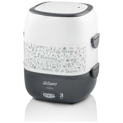 AR1073 Set per borsa portapranzo 1650 L Acciaio inox Bianco - Foto 1