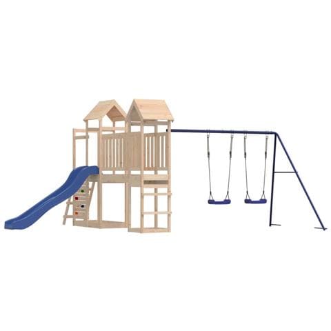 Set da Gioco da Esterno in Legno Massello di Pino - Foto 1