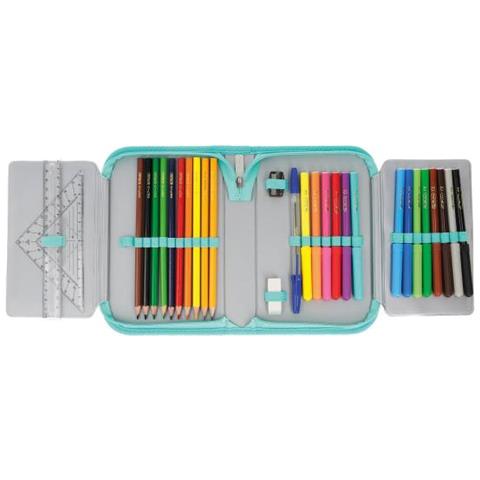 50038251 Astuccio Per Matita Astuccio Portamatite Poliestere Blu - Foto 3