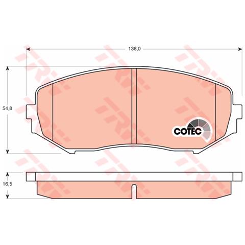 Pattini Freno Suzuki Grand Vitara 1.9 Ddis Gdb3443 - Foto 1