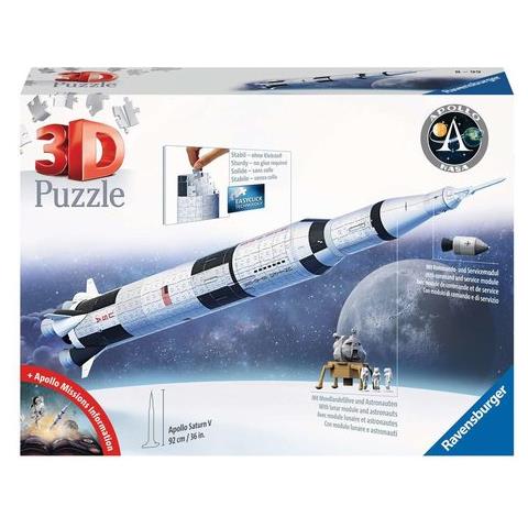 Puzzle 11545 3d Apollo Saturn V Rocket - Foto 1