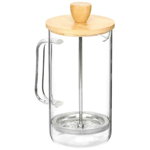 Teiera 600 Ml Naturale Bambù Vetro Borosilicato - Foto 1