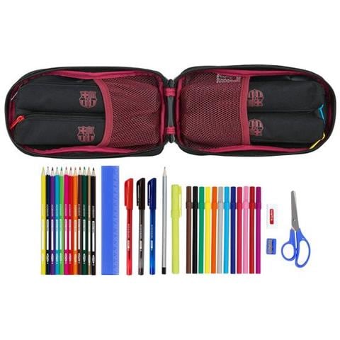 Zaino Portamatite F.c. Barcelona Nero (33 Pezzi) - Foto 2