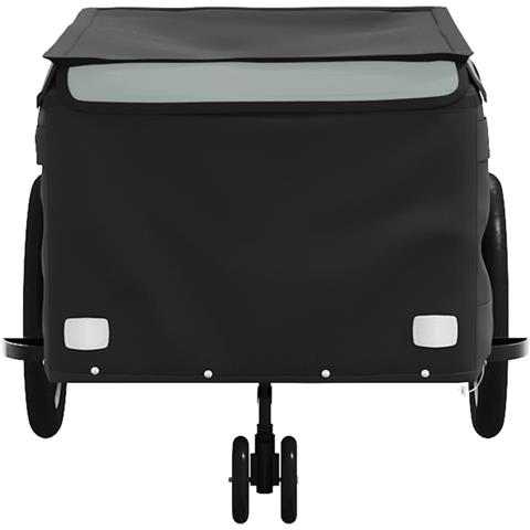 Rimorchio Da Bici Nero E Grigio 45 Kg In Ferro - Foto 2