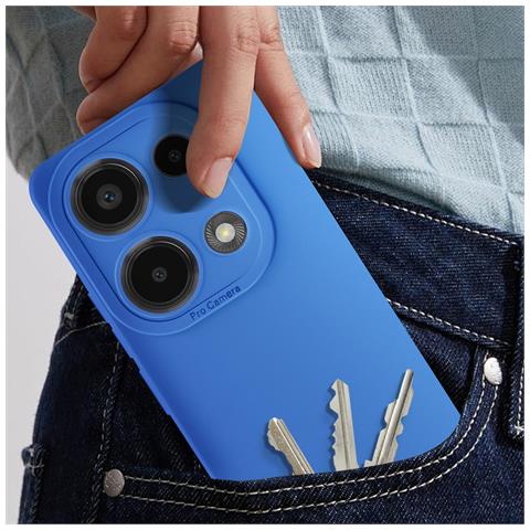 Cover Per Xiaomi Redmi Note 13 Pro 4g Silicone Mat Fotocamera Protetta - Foto 5