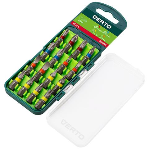 Set Punte 16 Pezzi, 25 Mm - 3 X Ph, 3 X Pz, 4 X Sl, 6 X Tx - Foto 1