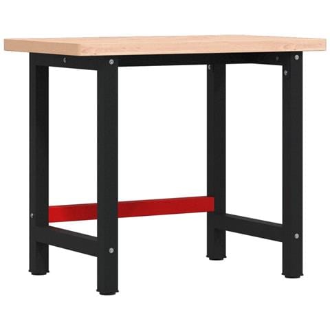 Banco Lavoro 100x60x83 Cm Legno Massello Faggio Rettangolare - Foto 1