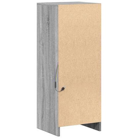 Credenza con LED Grigio Sonoma 38x34x100cm in Legno Multistrato - Foto 2