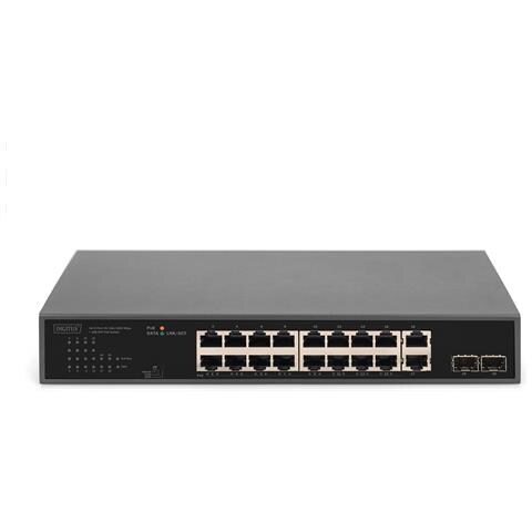 Switch PoE 16+2 porte 10/100/1000 Mbps + 2 Gigabit SFP - Foto 4