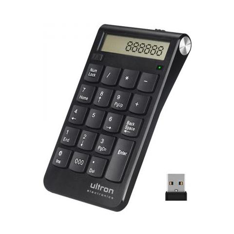 Ultron Un2 Tastierino Numerico Computer Portatile Rf Wireless Nero - Foto 2