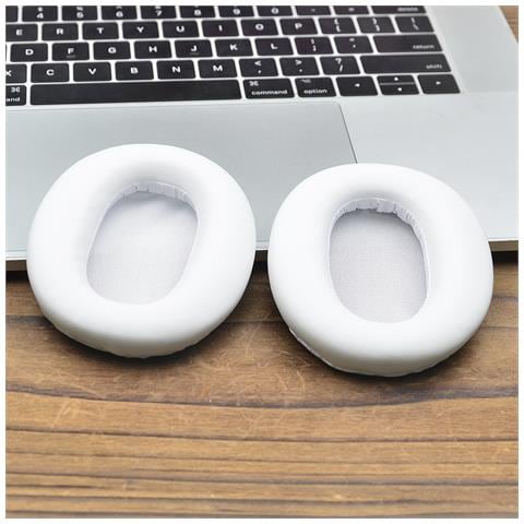 Cuscinetti Auricolari Di Ricambio Per Cuffie Sony Wh-ch720n - Bianchi - Foto 1