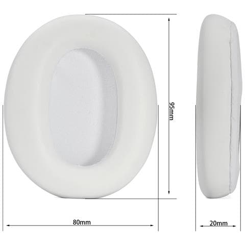 Cuscinetti Auricolari Di Ricambio Per Cuffie Sony Wh-ch720n - Bianchi - Foto 2