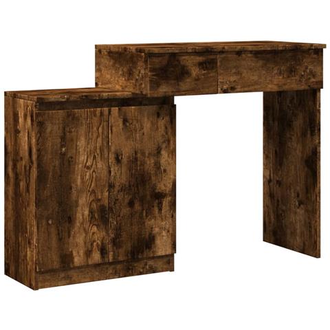 Toeletta Con Led Rovere Fumo 115x37x110,5 Cm - Foto 1