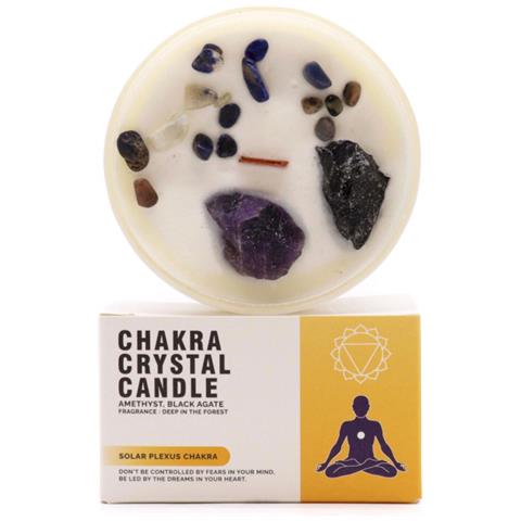 Candela Di Soia Cristallo Chakra Del Plesso Solare - Foto 1