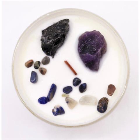 Candela Di Soia Cristallo Chakra Del Plesso Solare - Foto 2