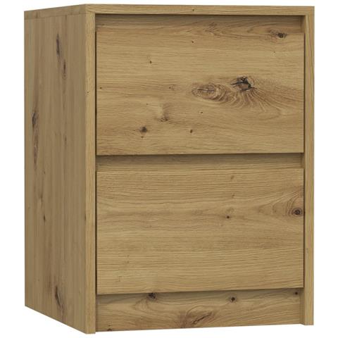 K2 ARTISAN comodino 2 cassetto /cassetti Quercia - Foto 1