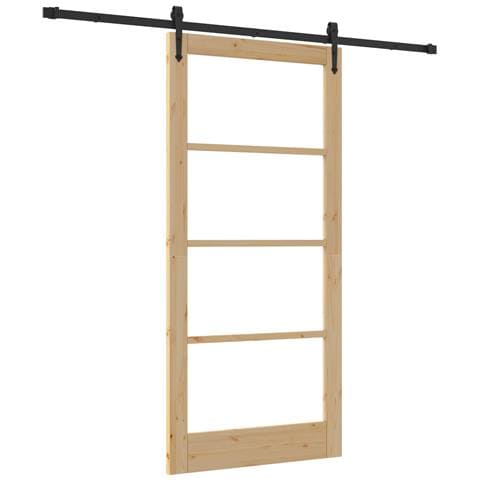 Porta Scorrevole con Set di Ferramenta 'ORKDAL'93x202 cm - Foto 1