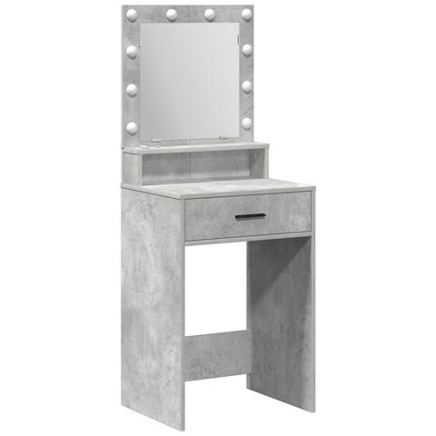 Toletta  con luci LED Grigio cemento 50x41x135 cm - Foto 1