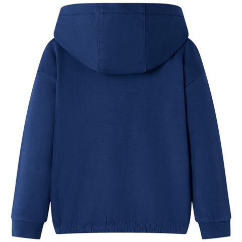 Felpa con Cappuccio da Bambina Blu Marino 128 - Foto 2