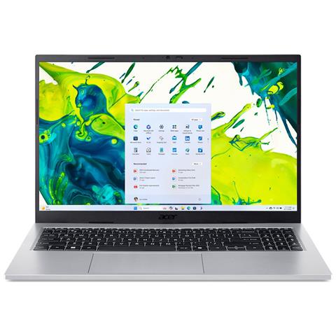 Aspire Go 15 Intel Core 5 120U Computer portatile 39,6 cm (15.6") Full HD 16 GB DDR4-SDRAM 512 GB SSD Wi-Fi 6 (802.11ax) Windows 11 Home Italiano Argento - Foto 1
