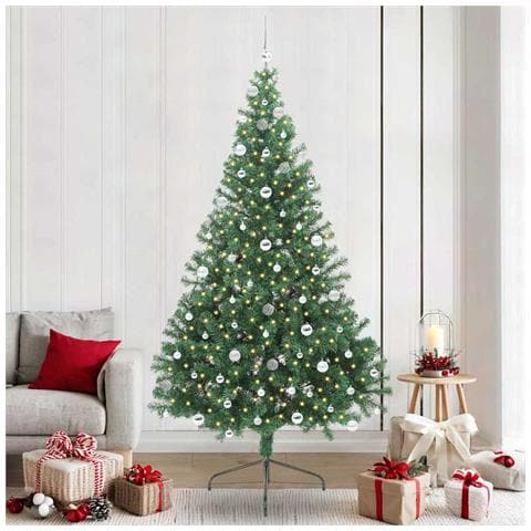 Albero di Natale artificiale con luci integrate Verde 240 cm - Foto 2