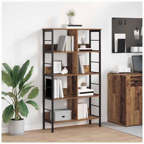 Libreria Legno vecchio 82 x 32 x 144,5 cm Legno multistrato - Foto 2