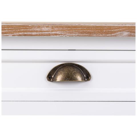 Tavolo In Legno Bianco 150x80x78h - Foto 8